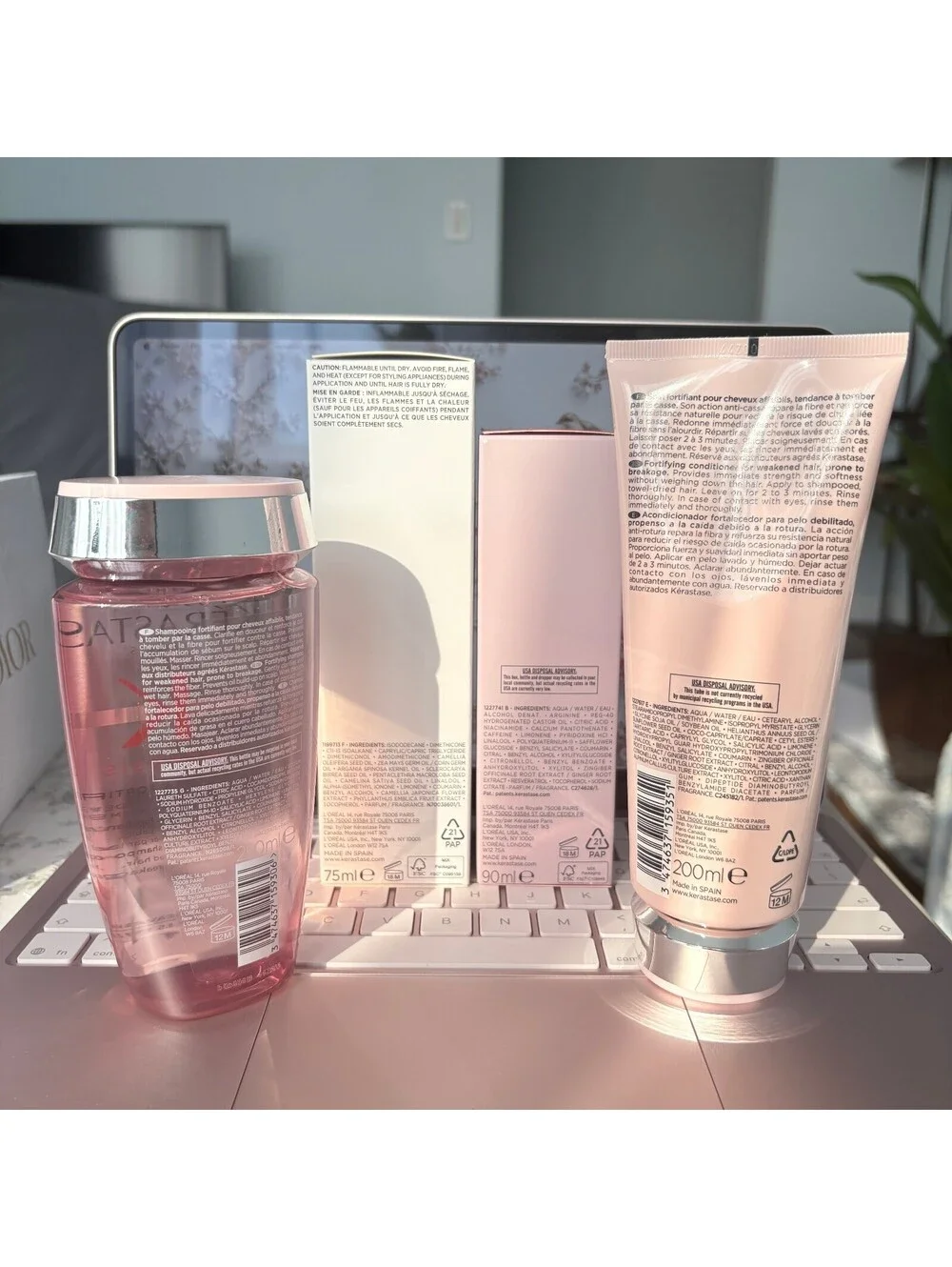 KERASTASE GENESIS HAIRCARE SET + HAIR OIL